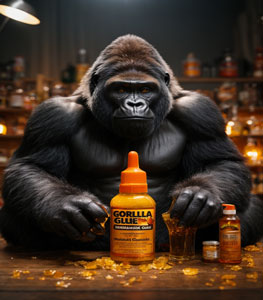 how to keep gorilla glue from drying out