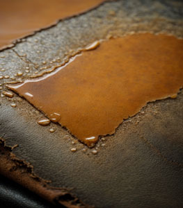 how to remove gorilla glue from leather